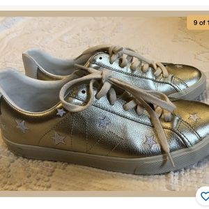 Madewell Veja Tennis Shoes Sneakers Gold  Stars
